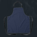 Navy Blue Apron<br><div class="desc">This dark shade of the world's most popular colour was once called marine blue and has been used by the British Navy since the eighteenth century. Navy blue represents trust and stability and is less attention-seeking than lighter shades of blue. Navy blue is conservative and evokes feelings of tradition and...</div>