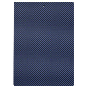 Navy Blue Automotive Carbon Fibre Weave Print Clipboard