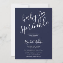 Navy Blue Baby Boy Baby Sprinkle Shower
