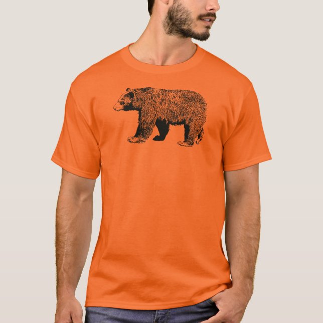 Navy Blue Bear Chicago T-Shirt (Front)