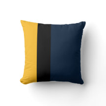 Navy blue black and mustard yellow colour block