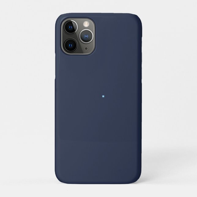 Navy Blue Blue Case-Mate iPhone Case (Back)