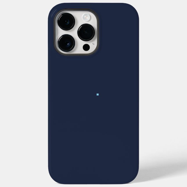 Navy Blue Blue Case-Mate iPhone Case (Back)