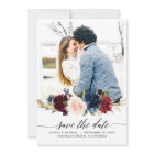 Navy Blue Blush Pink Burgundy Rose Photo