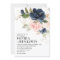 Navy Blue Blush Pink Rose Boho Geometric Wedding