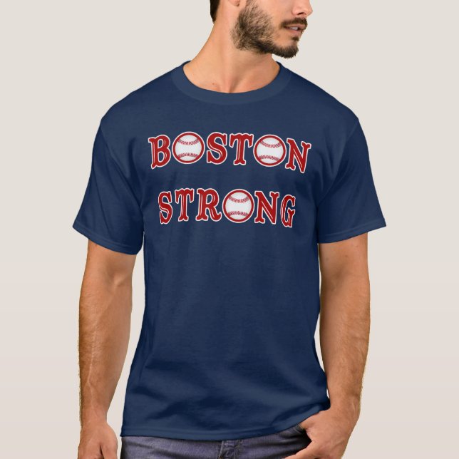 Navy Blue Boston Strong Shirts For Sale (Front)