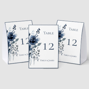 Navy Blue Botanical Wedding