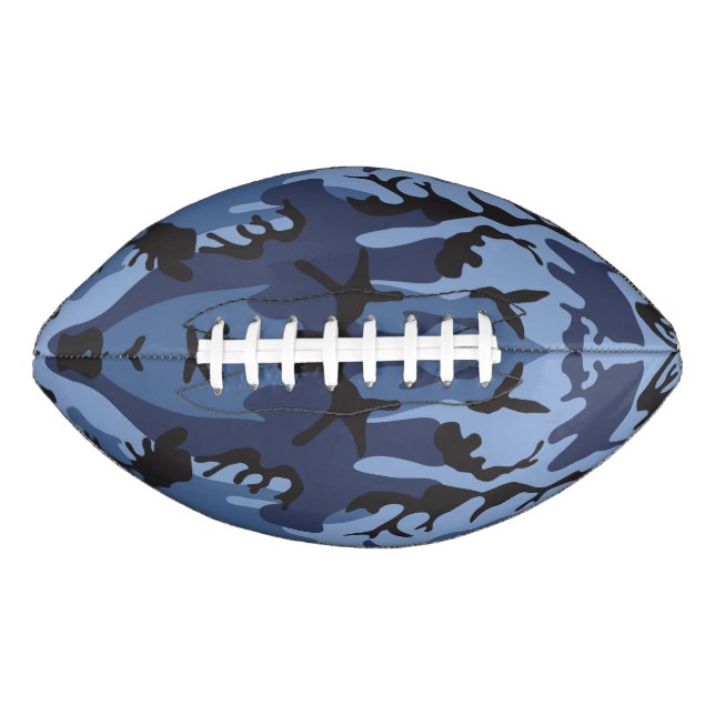 Navy Blue Camouflage, Military, Army American Football (Front)