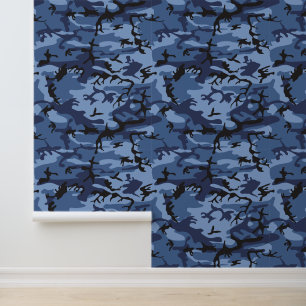 Navy Blue Camouflage, Military, Army Wallpaper