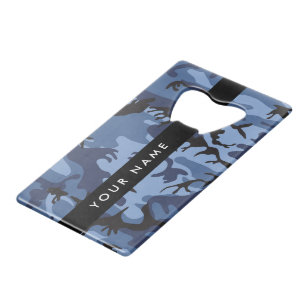 Navy Blue Camouflage Your name Personalise