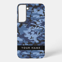 Navy Blue Camouflage Your name Personalise