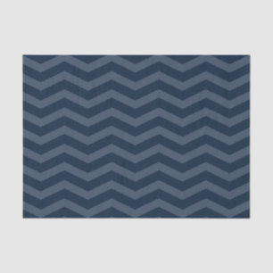 Navy Blue Chevron Tissue Paper