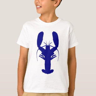 Navy Blue Coastal Lobster T-Shirt