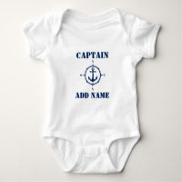 Navy Blue Compass & Boat Anchor Baby Name/Rank