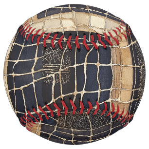 Navy Blue Cream Sand Net Softball