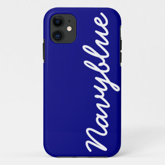 Navy Blue Customisable Cover iPhone 5 Case