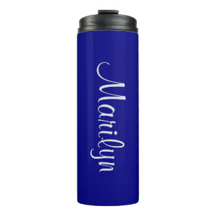 Navy Blue Customize Matching Design 12oz Thermal Tumbler