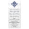 "navy blue" damask Wedding program