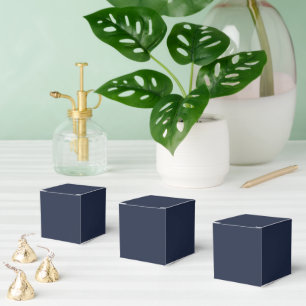 Navy Blue Favour Box