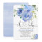 Navy blue floral boy baby shower watercolors