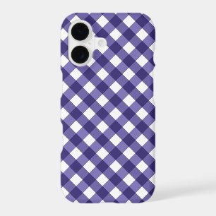 Navy blue gingham