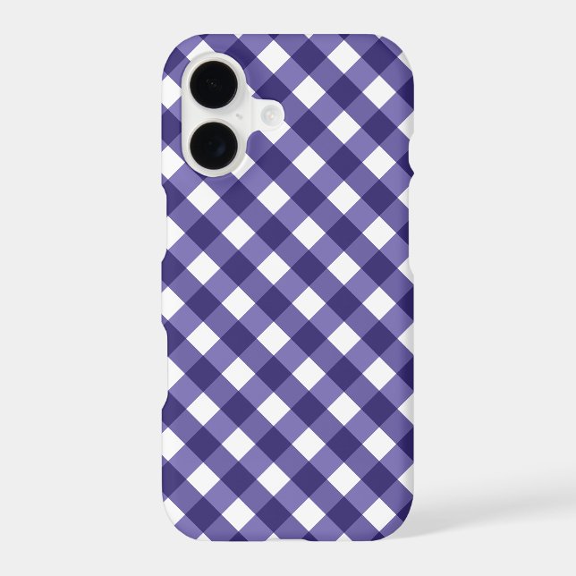 Navy blue gingham (Back)
