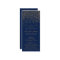 Navy Blue & Glam Gold Confetti Wedding Program