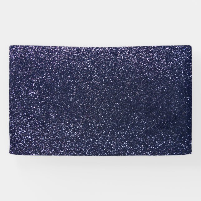 Navy blue glitter banner (Horizontal)