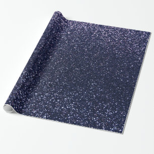 Navy blue glitter wrapping paper