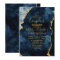 Navy Blue Gold Couple's Wedding Shower Invitation