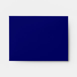 Navy Blue Gold RSVP Envelope