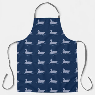 Navy blue Grey goose All over print Apron