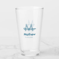 Navy blue groomsman name letter date masculine per