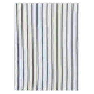 Navy Blue Heritage Ticking Stripe Tablecloth