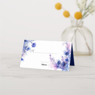 Navy blue inside 💙Cornflower Reverie  Place Card