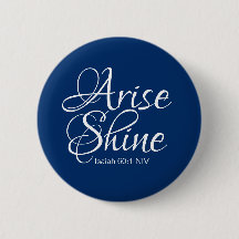 Navy Blue Inspirational Arise and Shine Christian