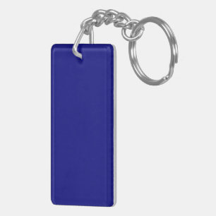 Navy Blue Key Ring