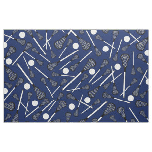 Navy blue lacrosse sticks fabric