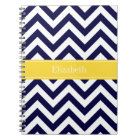Navy Blue Lg Chevron Pineapple Name Monogram