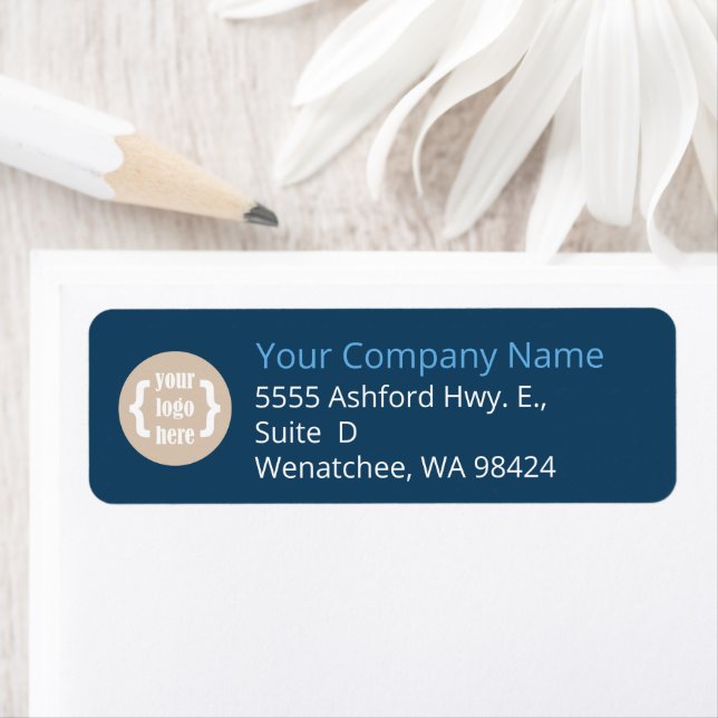 Navy Blue Logo'd Business Mailing (Insitu)