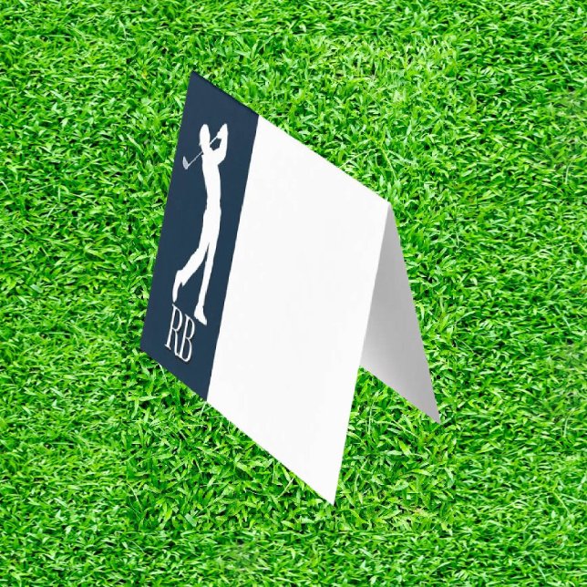 Navy Blue MAN Golfer's Birthday (Tee Up the Perfect Gift!)