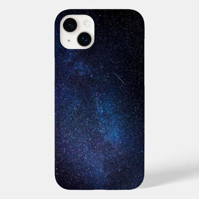 Navy Blue Milkyway Nightsky Galaxy Photograph  Case-Mate iPhone Case (Back)