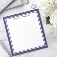 Navy Blue Minimalist Monogram