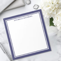 Navy Blue Minimalist Monogram