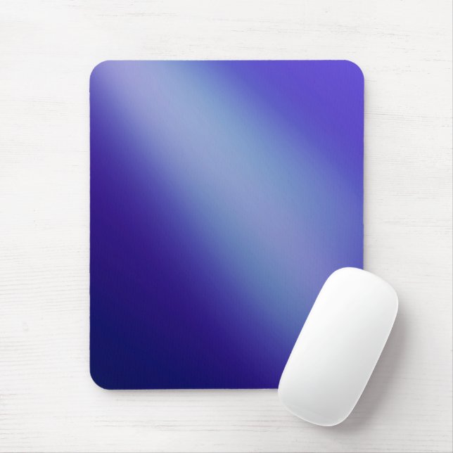 navy blue moonlight ombre  mouse mat (With Mouse)