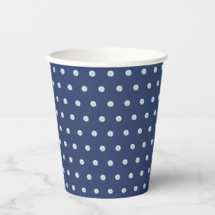 Navy Blue Nautical Bubble Boy Baby Shower  Paper Cups