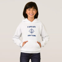Navy Blue Nautical Compass Anchor & Name/Rank