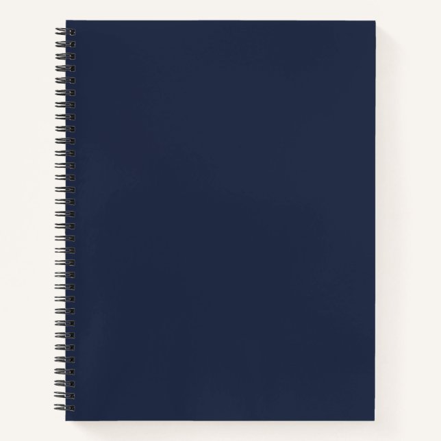 Navy Blue Notebook (Front)
