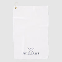 Navy Blue Personalised Name Golf Clubs