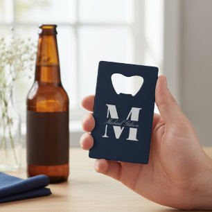 Navy Blue Personalized Monogram Groomsmen